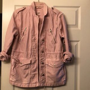 Pink Lightweight Gap Utility Jacket
